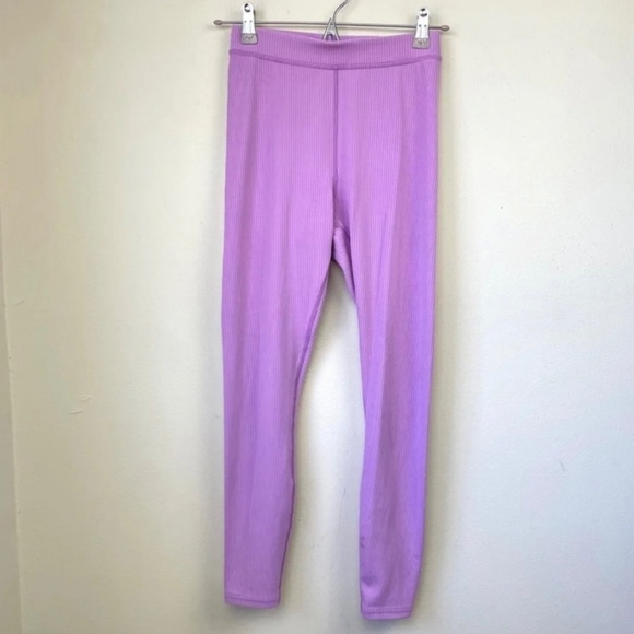 Alo Yoga Ribbed High-Waist 7/8 Blissful Legging - Picture 6 of 10